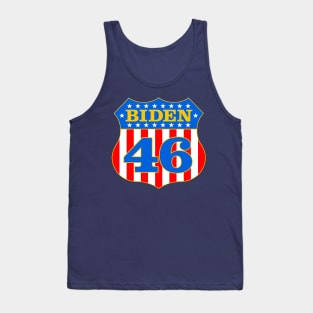 Biden 46 Patriotic Shield Tank Top